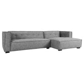 Classic Home Element 2Pc Sectional With Raf Chaise Gray Model 53051499